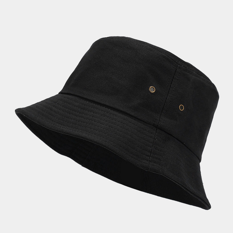 Algodón al por mayor Simple Solid Color Bucket Sombrero